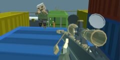 Shooting Blocky Combat Swat GunGame Survival